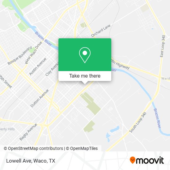Mapa de Lowell Ave