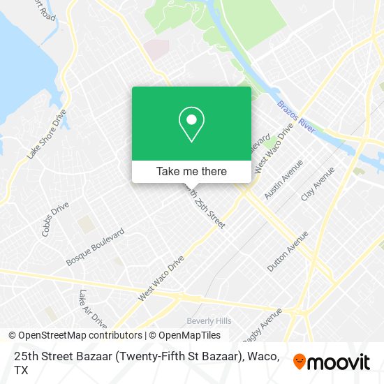 Mapa de 25th Street Bazaar (Twenty-Fifth St Bazaar)
