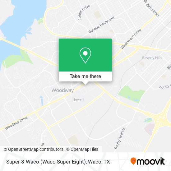 Mapa de Super 8-Waco (Waco Super Eight)