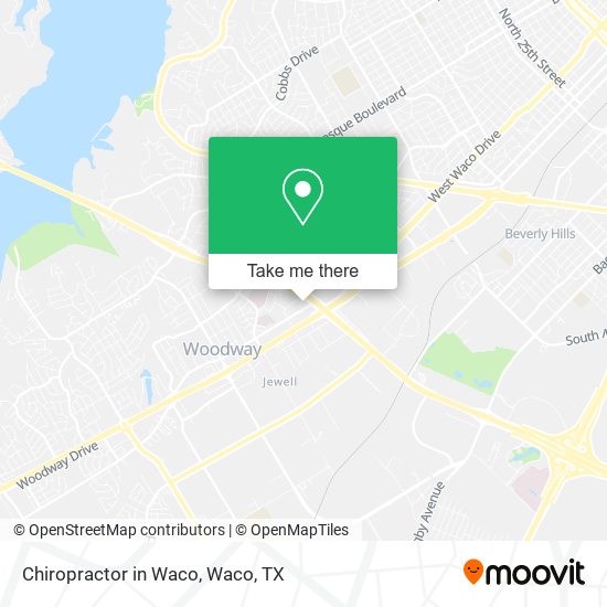 Mapa de Chiropractor in Waco