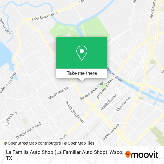 Mapa de La Familia Auto Shop