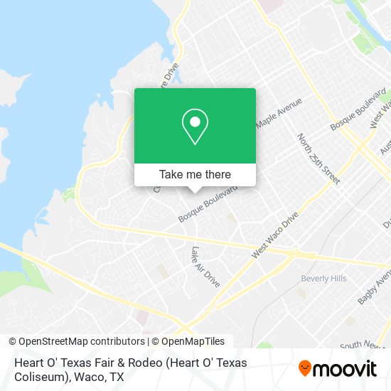 Mapa de Heart O' Texas Fair & Rodeo (Heart O' Texas Coliseum)