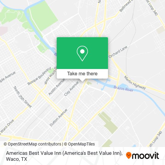 Mapa de Americas Best Value Inn (America's Best Value Inn)