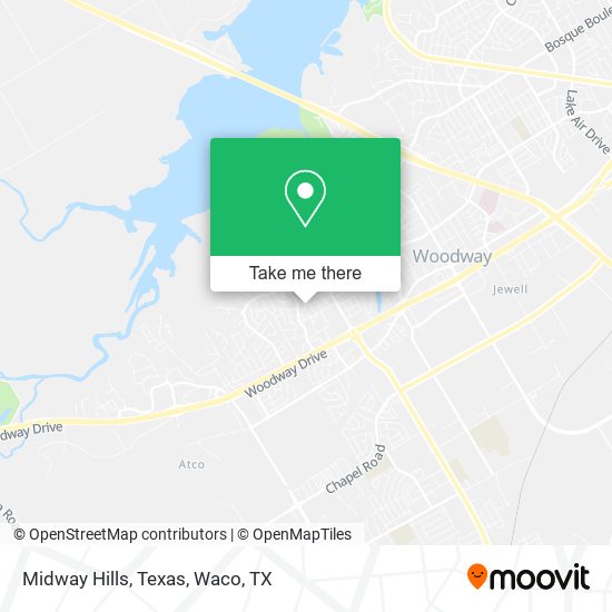 Mapa de Midway Hills, Texas