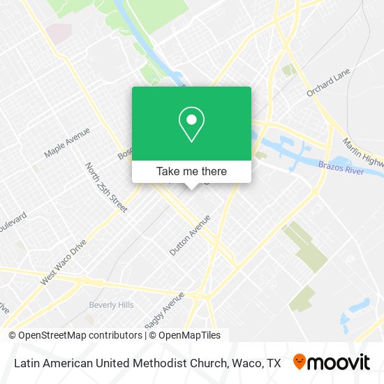 Mapa de Latin American United Methodist Church