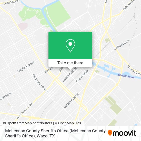 Mapa de McLennan County Sheriffs Office (McLennan County Sheriff's Office)