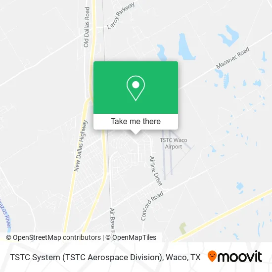 TSTC System (TSTC Aerospace Division) map