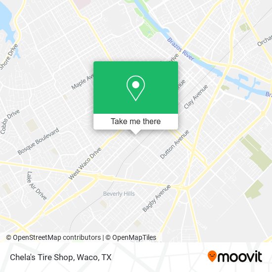 Mapa de Chela's Tire Shop