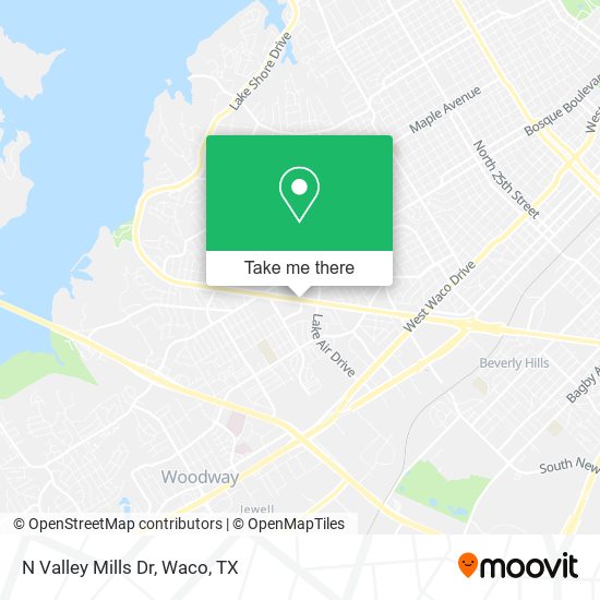 Mapa de N Valley Mills Dr