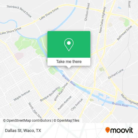 Mapa de Dallas St