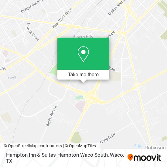 Mapa de Hampton Inn & Suites-Hampton Waco South