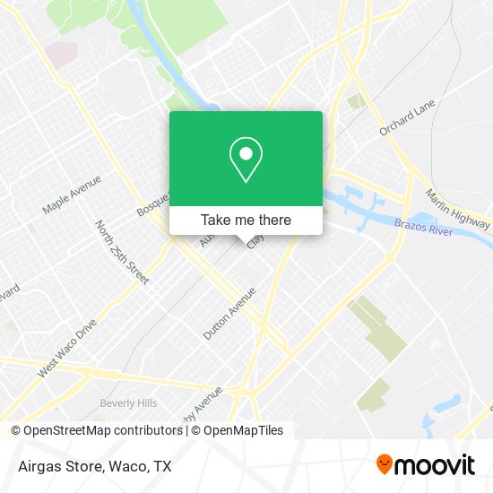 Mapa de Airgas Store