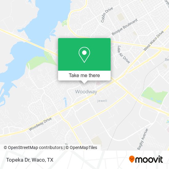 Mapa de Topeka Dr