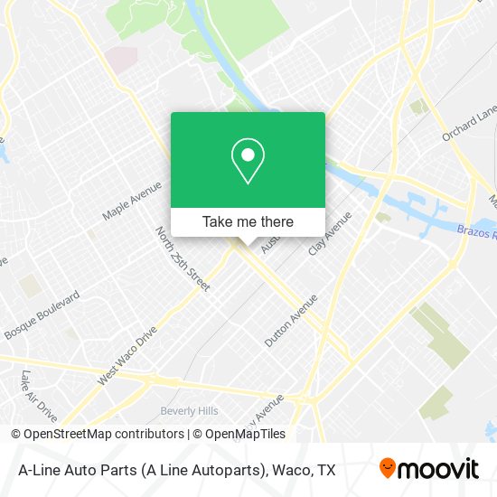 Mapa de A-Line Auto Parts (A Line Autoparts)