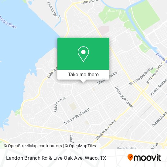 Mapa de Landon Branch Rd & Live Oak Ave
