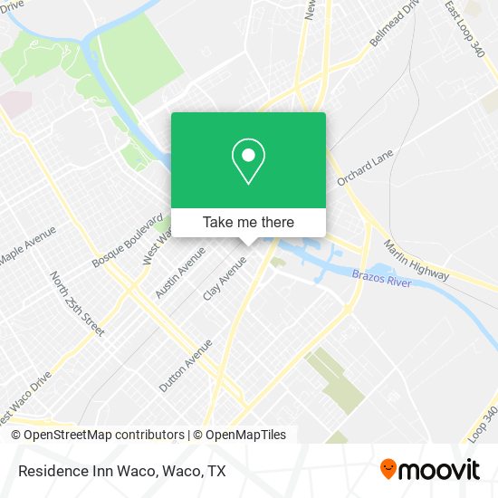 Mapa de Residence Inn Waco