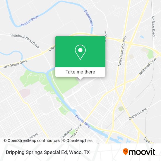 Mapa de Dripping Springs Special Ed