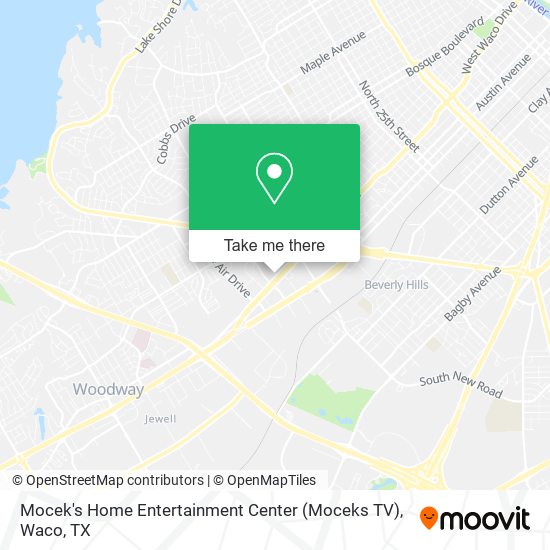 Mapa de Mocek's Home Entertainment Center (Moceks TV)