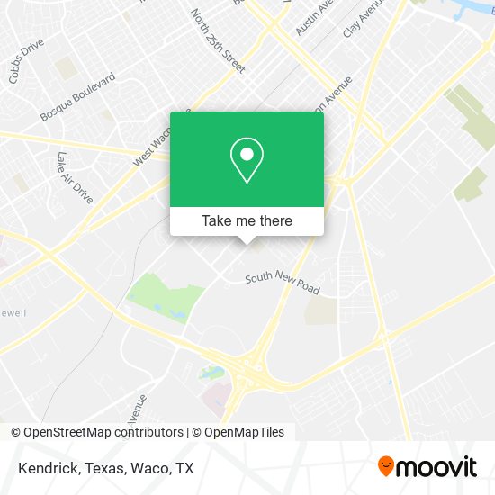 Mapa de Kendrick, Texas