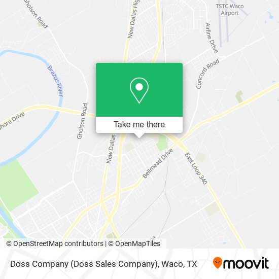 Mapa de Doss Company (Doss Sales Company)