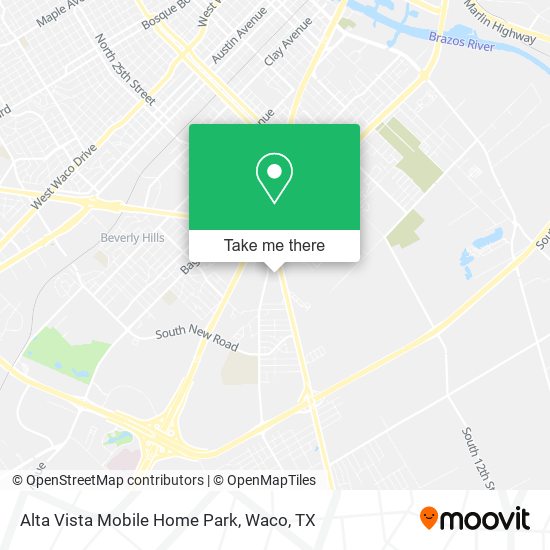 Mapa de Alta Vista Mobile Home Park