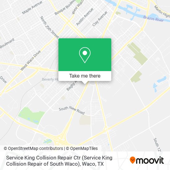 Mapa de Service King Collision Repair Ctr (Service King Collision Repair of South Waco)