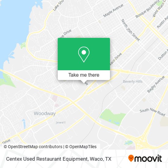 Mapa de Centex Used Restaurant Equipment