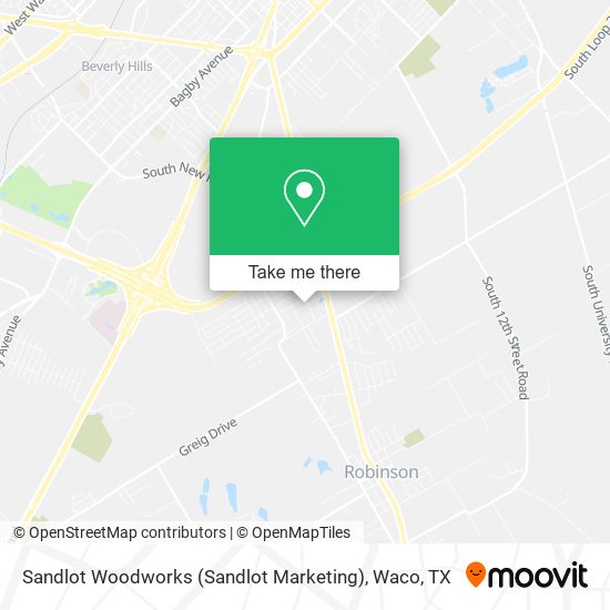 Sandlot Woodworks (Sandlot Marketing) map