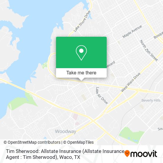 Mapa de Tim Sherwood: Allstate Insurance