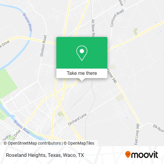 Mapa de Roseland Heights, Texas