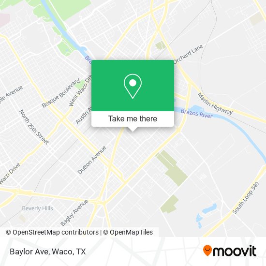 Mapa de Baylor Ave
