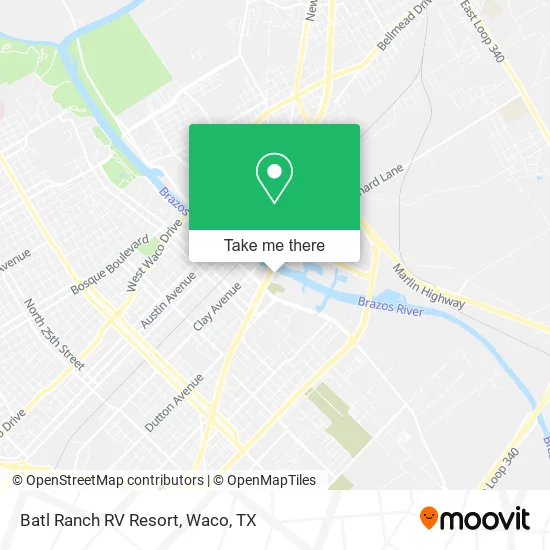 Batl Ranch RV Resort map