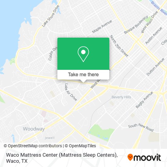 Mapa de Waco Mattress Center (Mattress Sleep Centers)