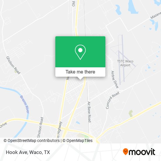 Mapa de Hook Ave