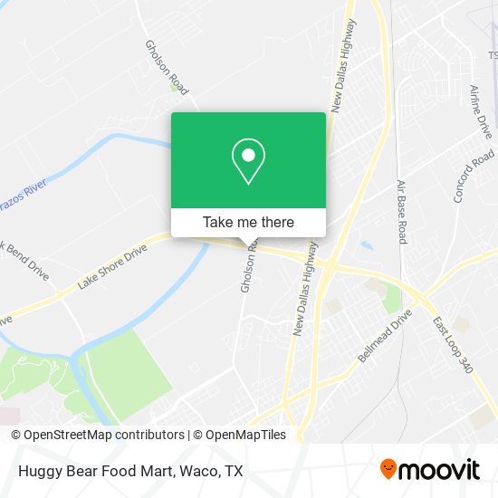 Mapa de Huggy Bear Food Mart