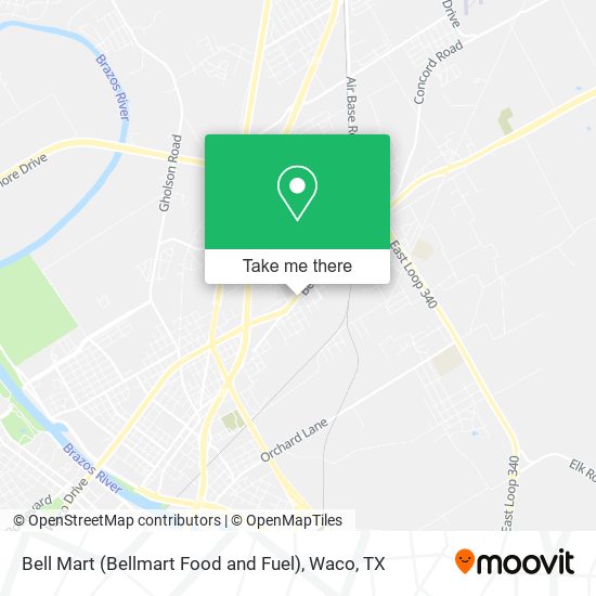 Mapa de Bell Mart (Bellmart Food and Fuel)