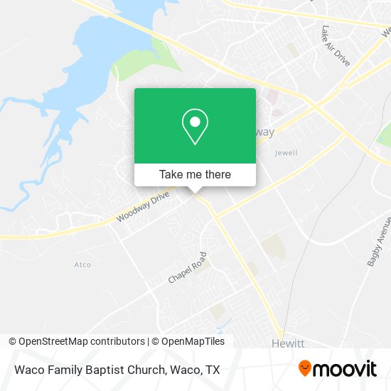 Mapa de Waco Family Baptist Church