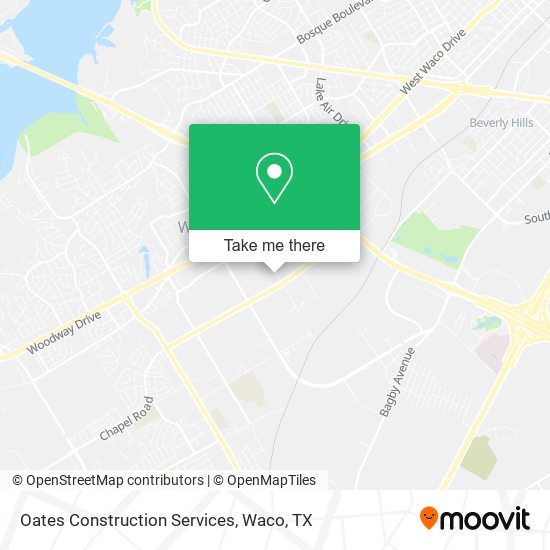 Oates Construction Services map