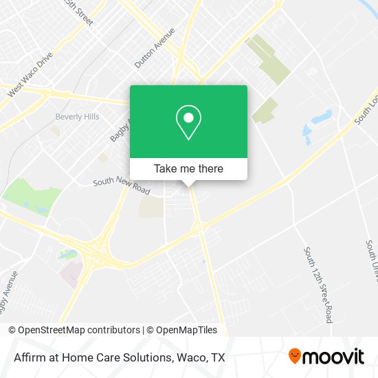 Mapa de Affirm at Home Care Solutions