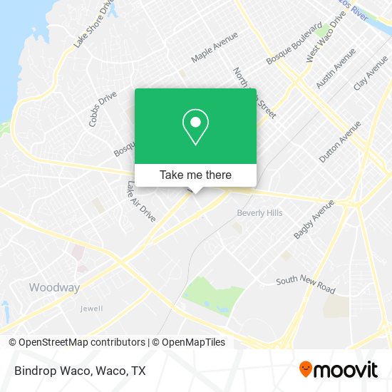 Mapa de Bindrop Waco