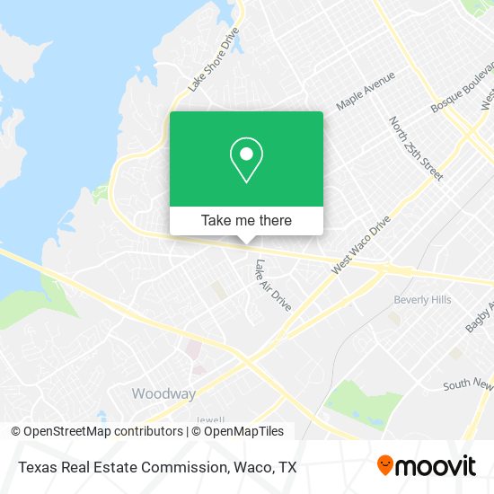 Mapa de Texas Real Estate Commission