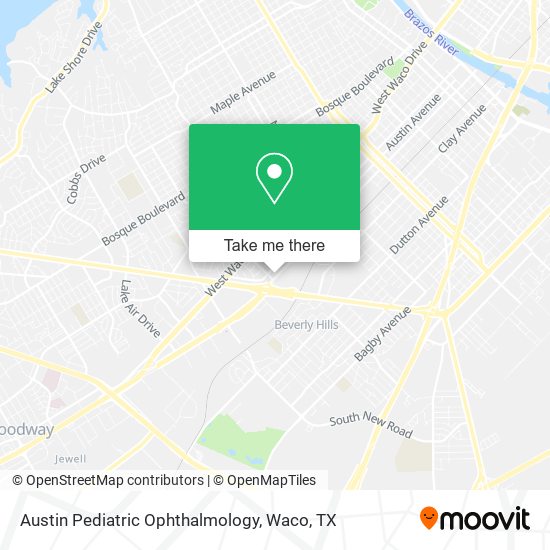 Austin Pediatric Ophthalmology map