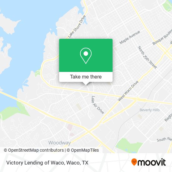 Mapa de Victory Lending of Waco