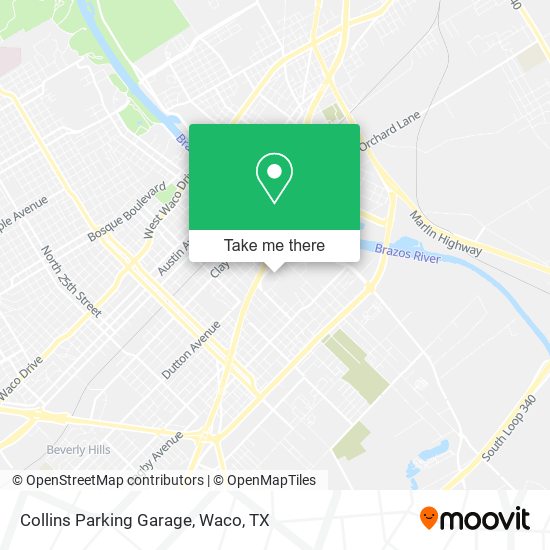 Mapa de Collins Parking Garage