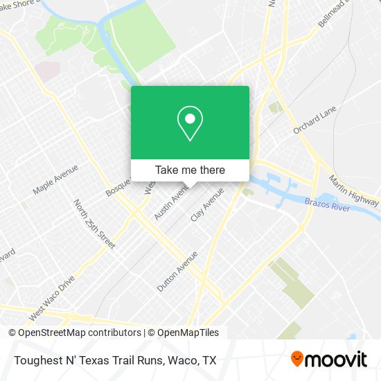 Mapa de Toughest N' Texas Trail Runs