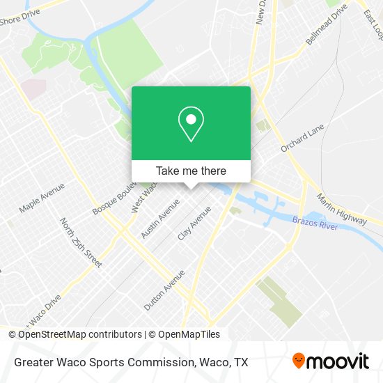 Mapa de Greater Waco Sports Commission