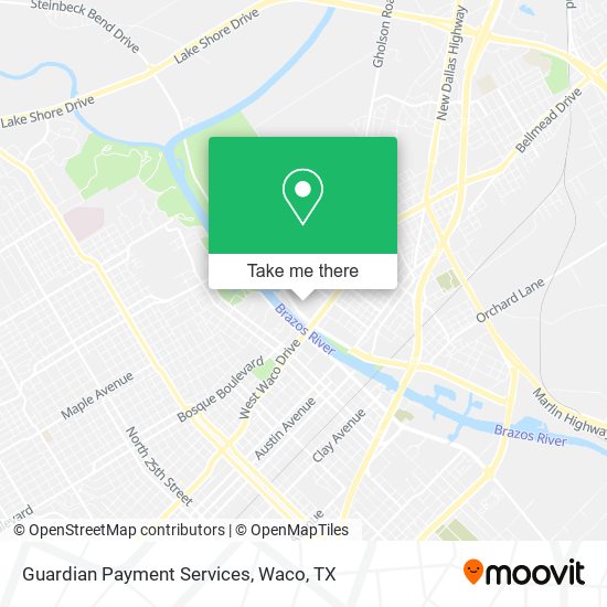 Guardian Payment Services map