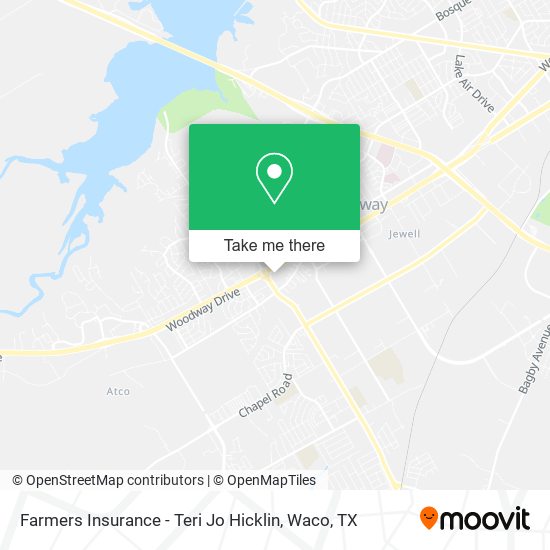 Farmers Insurance - Teri Jo Hicklin map