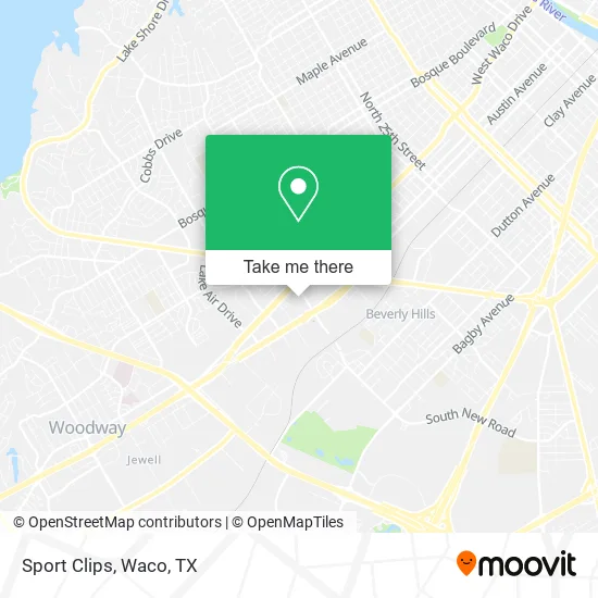 Sport Clips map