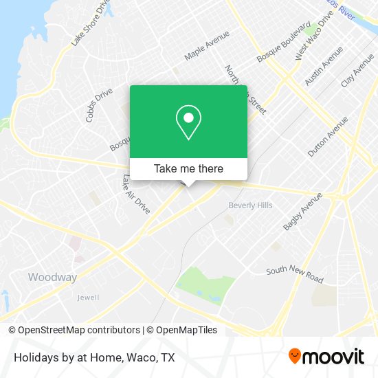 Holidays by at Home map